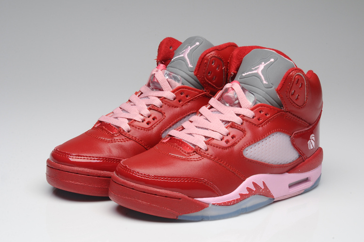 Air Jordan 5 Women Shoes Aaa Red Online